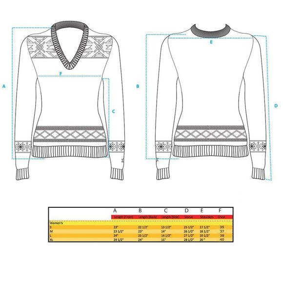 Detroit Lions Big Logo Women's V-Neck Ugly Sweater - Picture 3 of 3